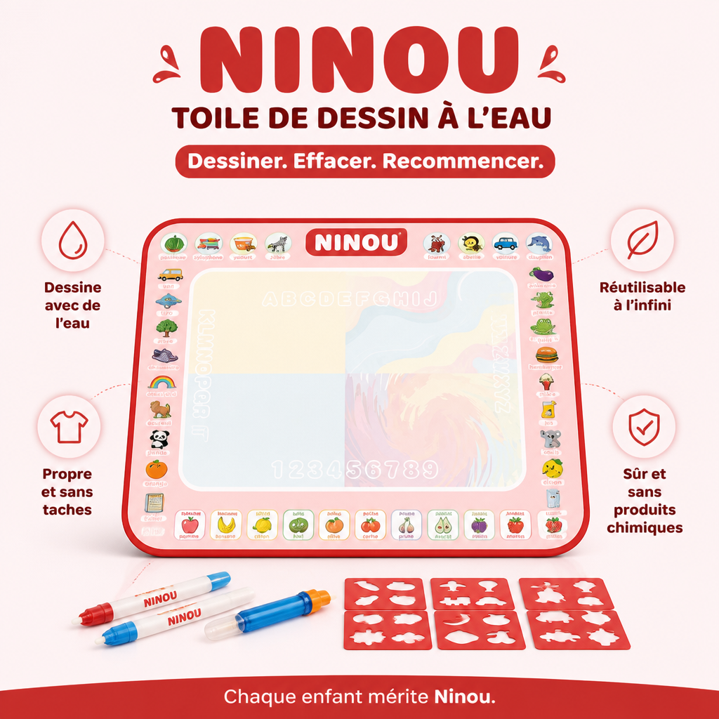 Magic Water Canvas — toile de dessin à l'eau