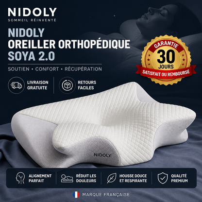 Oreiller orthopédique NIDOLY 2.0