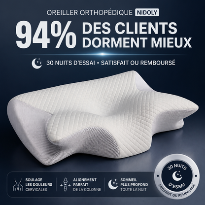 Oreiller orthopédique NIDOLY 2.0